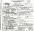 William Washington Eaker Death Certificate, 1928