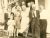 Back Row, Left to Right:  Walter Melvin Moore, Ruth Wilkins Brown, Jennie Wilkins Myers, and Ira Myers. 
Front Row, Left to Right:  Shirley Ann Houston with Gloria Julene Hughey in front, Izola Louise (Zolsie) Myers Moore, Lucetta Francis Hollowell Wilkins, Thomas Clinton Wilkins, and Charles Murrell Hughey.
